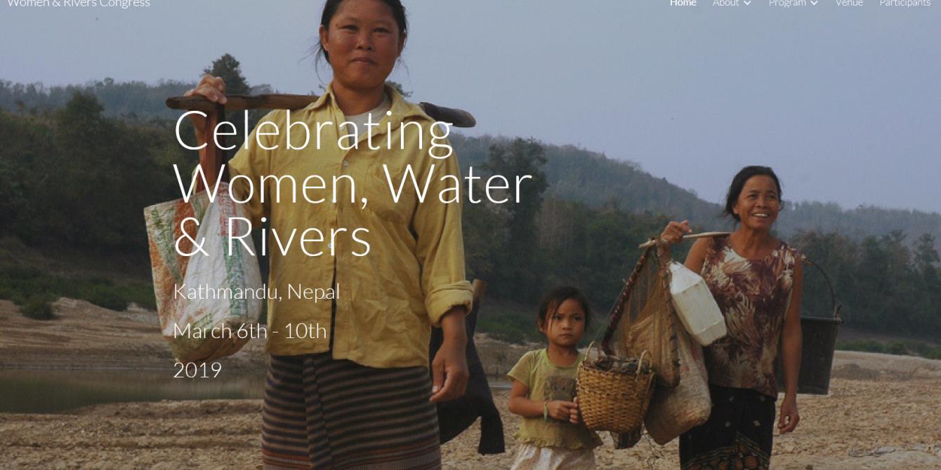 Women and River Congress Women and River Congress is happening now in Nepal